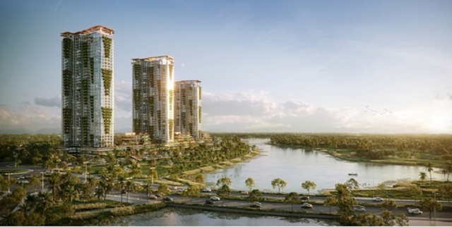 Phối cảnh tổ hợp trị liệu khoáng nóng Swanlake Residences