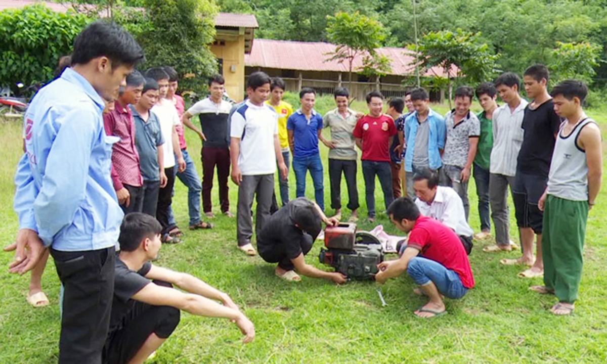 Công tác đào tạo nghề ở Tuyên Quang đang phát huy hiệu quả tích cực (Ảnh TL).