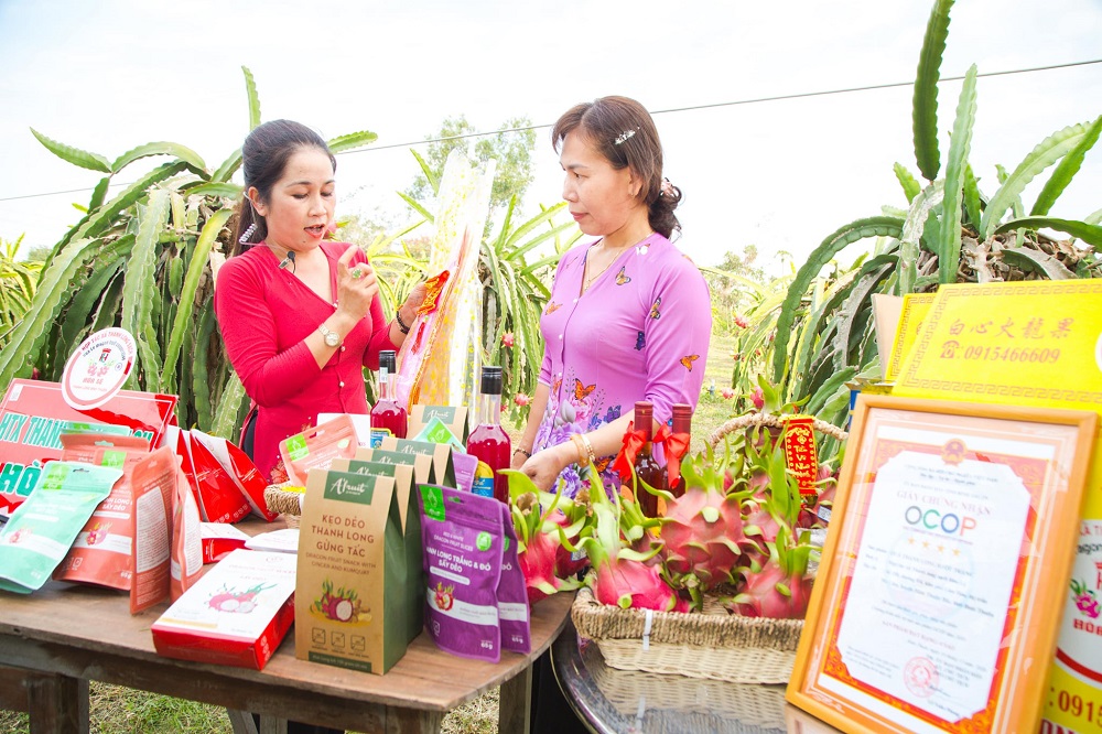 Đầu tư chế biến sâu giúp HTX Hòa Lệ có thể cung cấp ra thị trường nhiều sản phẩm từ quả thanh long.