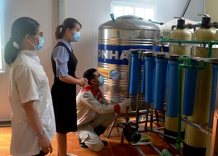 Hệ thống máy móc được đầu tư bài bản giúp hạn chế ô nhiễm môi trường và nâng cao chất lượng nước.