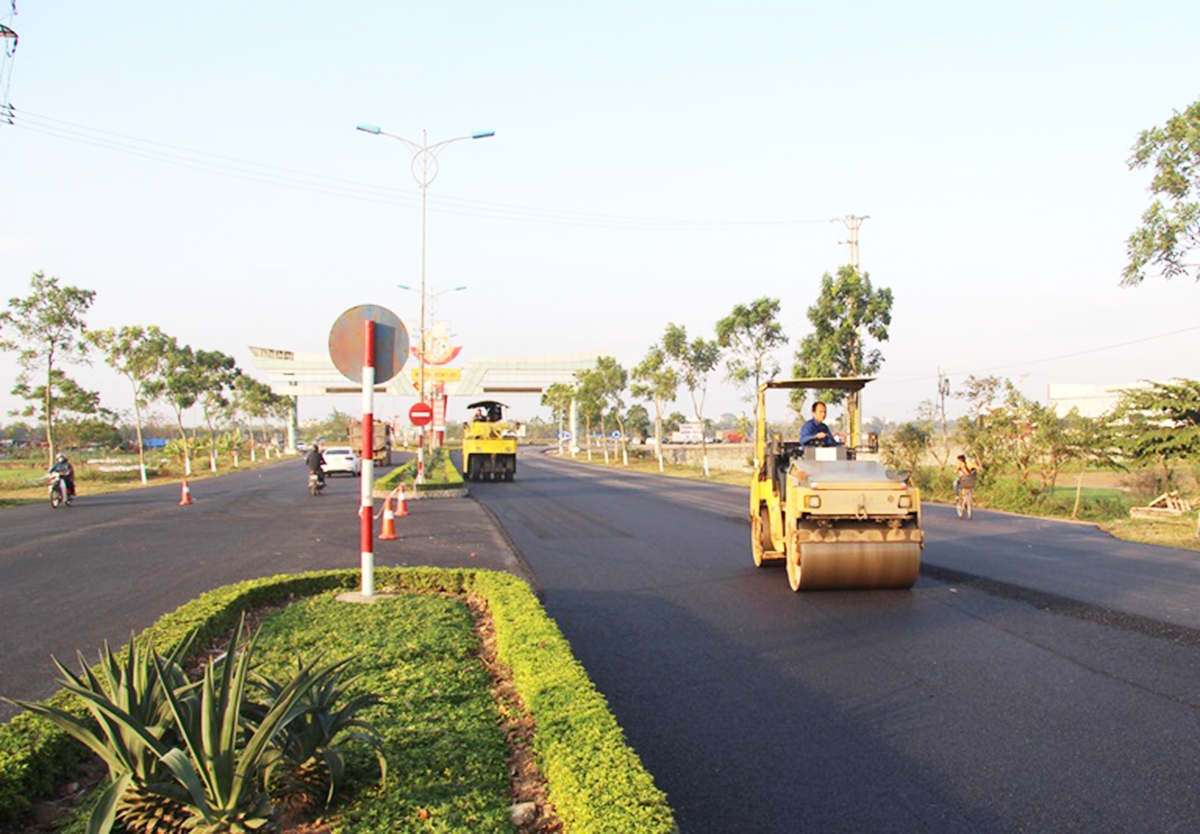 Bức tranh nông thôn mới nâng cao huyện Yên Lạc đang ngày một khởi sắc (Ảnh TL).
