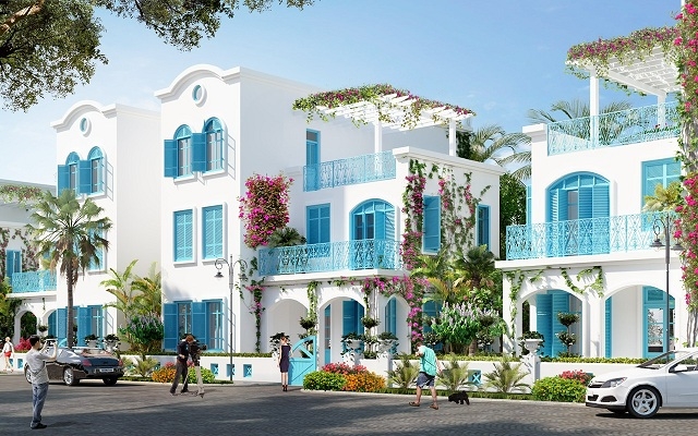 Không gian kiến trúc ấn tượng tại những dãy biệt thự FLC Quảng Bình