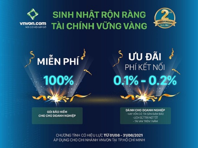 Sàn VNVON chi nhánh TP Hồ Chí Minh tung ưu đãi tháng sinh nhật, đồng hành cùng khách hàng mùa dịch