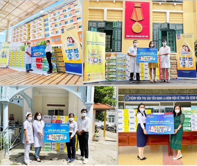 Từ cuối tháng 6/2021, hàng trăm ngàn món quà sức khỏe đã được gửi đến hơn 10.000 cán bộ y tế tại 60 bệnh viện trên cả nước