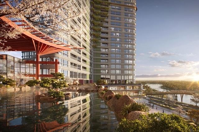 Tổ hợp khoáng nóng dưới chân The Landmark