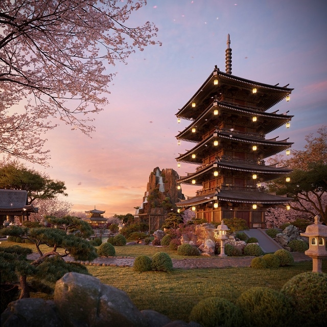 Vườn Nhật The Landmark