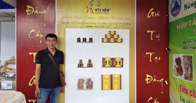 Nhờ sản xuất sạch, sản phẩm nấm linh chi HTX Nhơn Phước đã được UBND TP. Đà Nẵng đánh giá OCOP 3 sao năm 2020