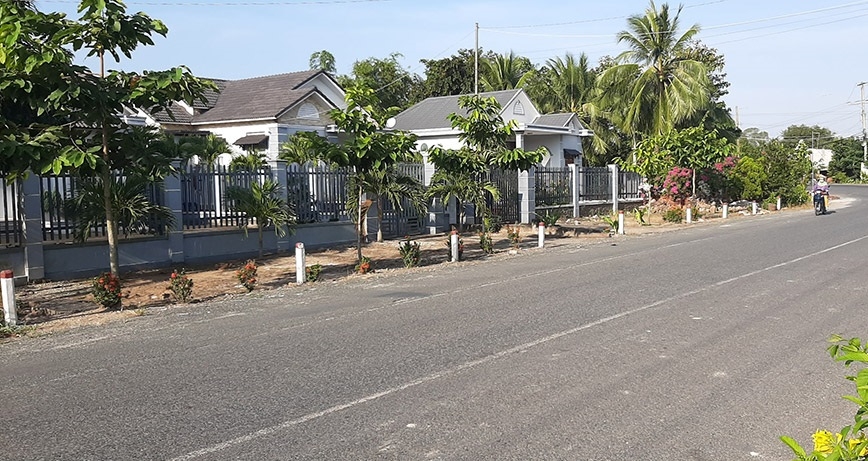 Xây dựng nông thôn mới mang lại diện mạo mới cho Thoại Giang.