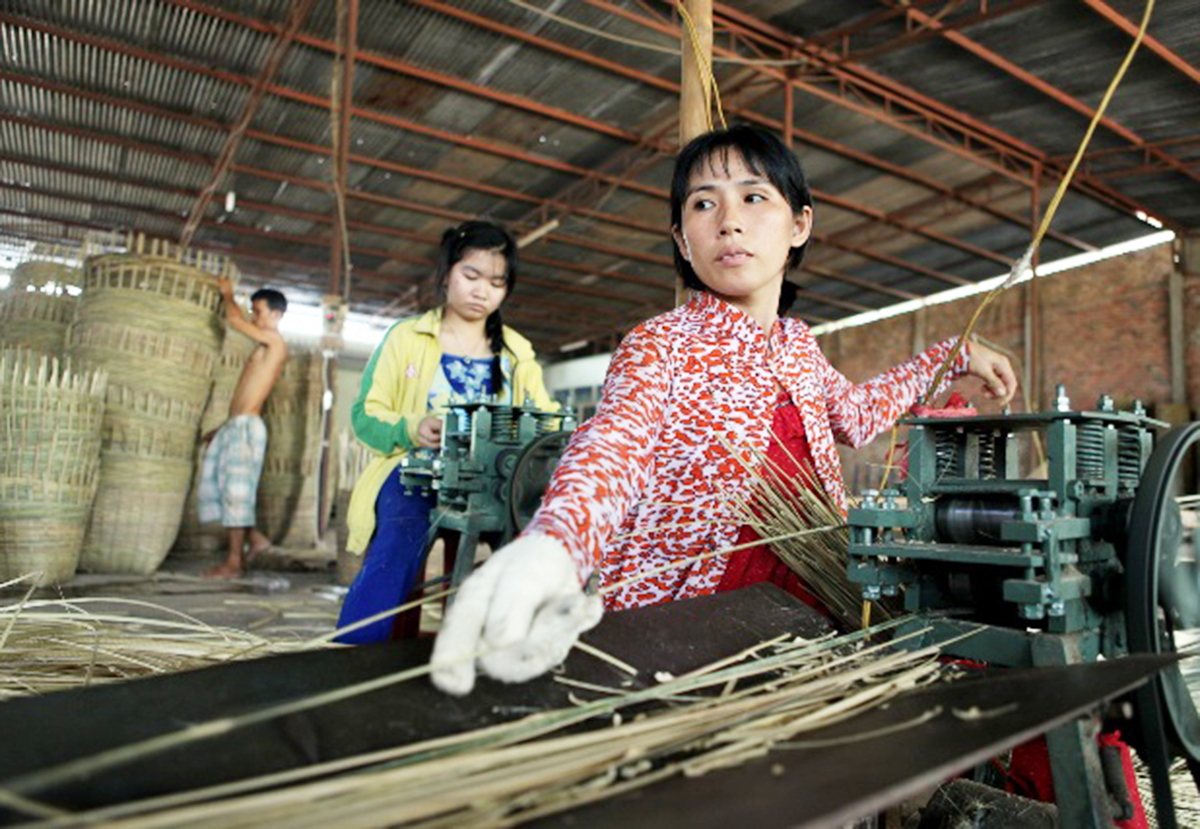 Bố Trạch có nhiều làng nghề tạo thêm cơ hội việc làm cho lao động nông thôn (Ảnh TL).