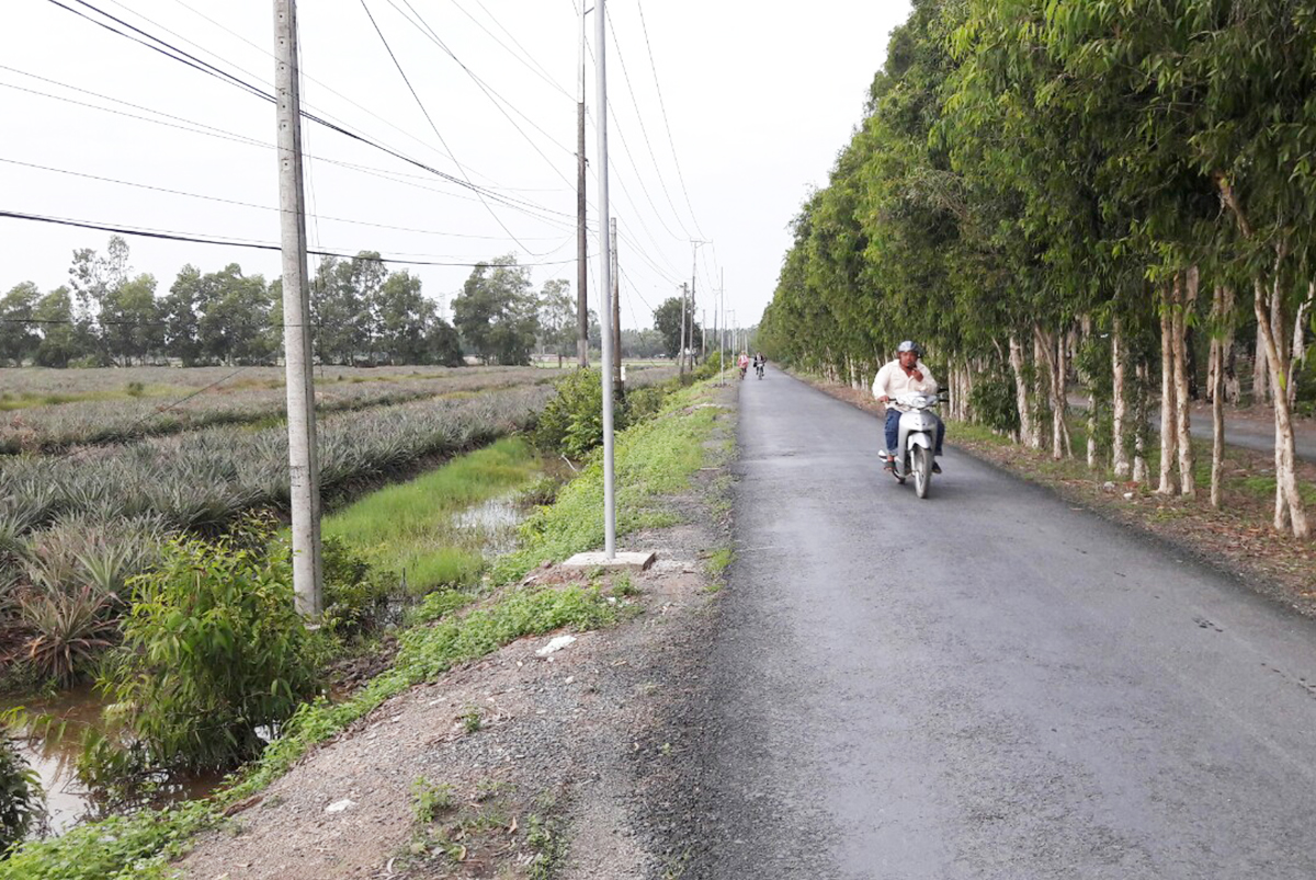 Hỏa Tiến đang là điển hình trong xây dựng nông thôn mới ở Hậu Giang (Ảnh TL).