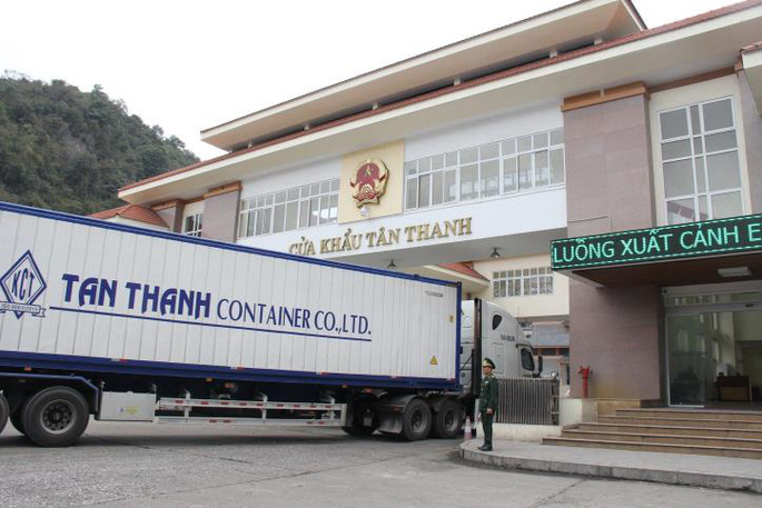 Không có thông báo chính thức nào từ phía Trung Quốc về việc dừng thông quan tại cửa khẩu Tân Thanh - Pò Chài.