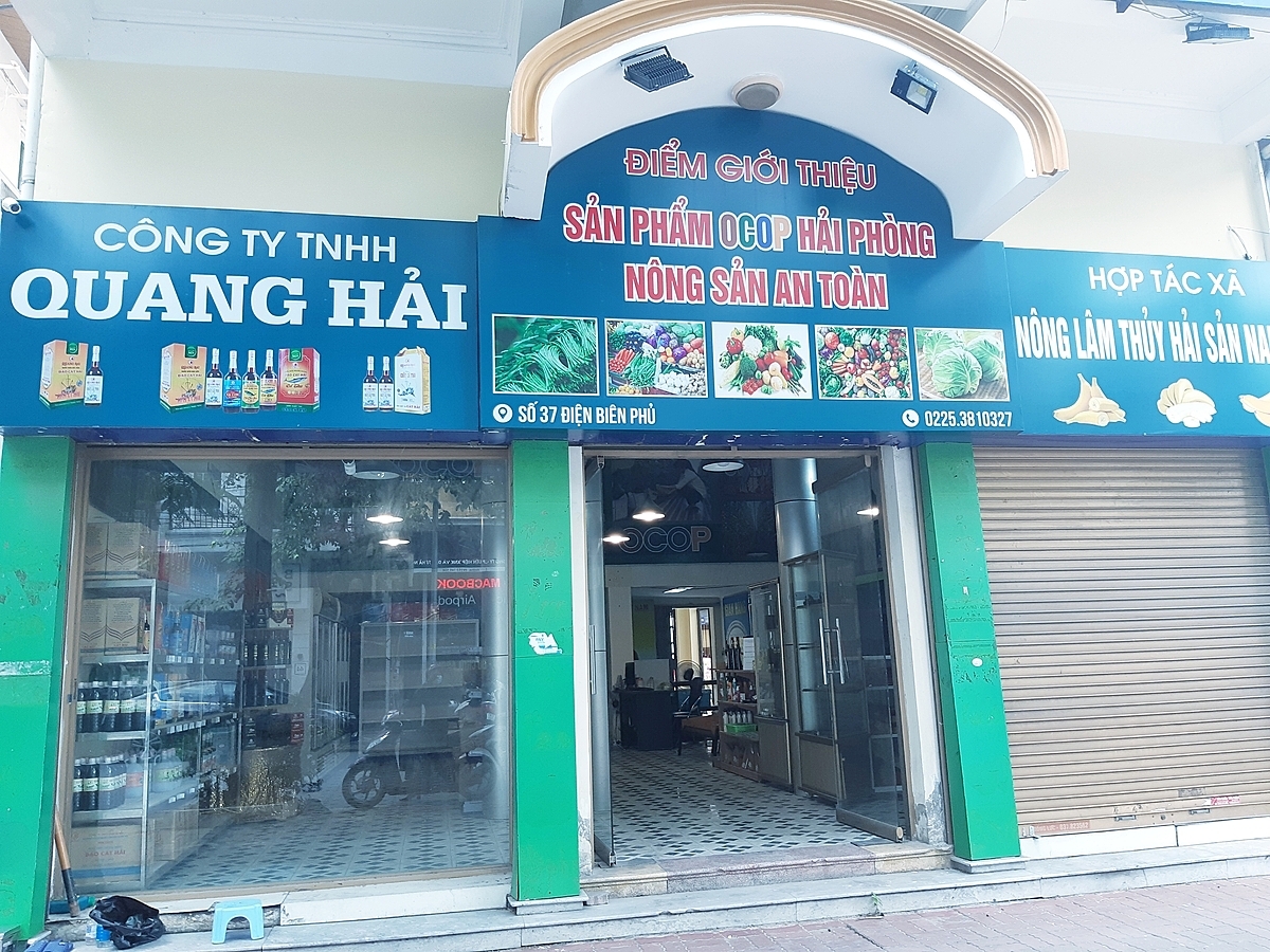 Liên minh HTX& DN TP Hải Phòng tạo điều kiện cho HTX có nhu cầu đăng ký nhờ địa điểm cung cấp nông sản ở số 37 Điện Biên Phủ (quận Hồng Bàng)