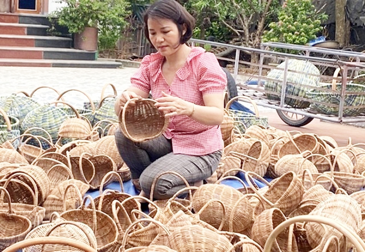 Các HTX đang tạo nhiều việc làm cho lao động nông thôn Kiến Xương (Ảnh Tl).