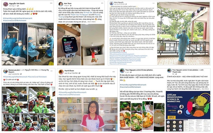 Chia sẻ về lối sống khỏe mạnh, về câu chuyện truyền cảm hứng hay “bí kíp” giữ tinh thần vui vẻ, lạc quan… là những cách cộng đồng mạng đã tham gia vào chiến dịch suốt 1 tháng qua