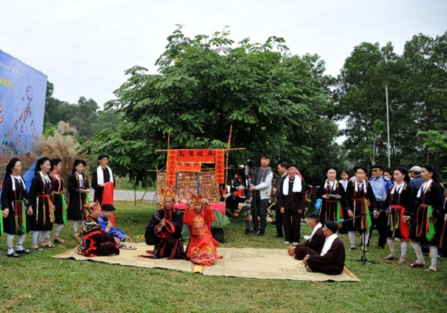 Lễ Cấp sắc của dân tộc Sán Dìu tại Thái Nguyên (Ảnh: TL)