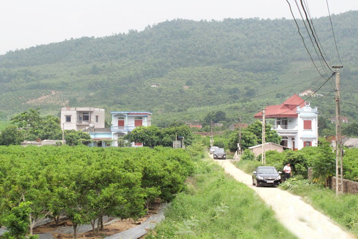 Cơ sở hạ tầng được nâng cấp giúp đồng bào dân tộc thiểu số huyện Lục Nam cải thiện sản xuất.