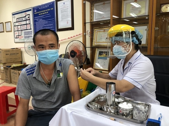 Người lao động Zone 0 Nhà máy đã được tiêm đủ 2 mũi vắc-xin ngừa Covid-19.