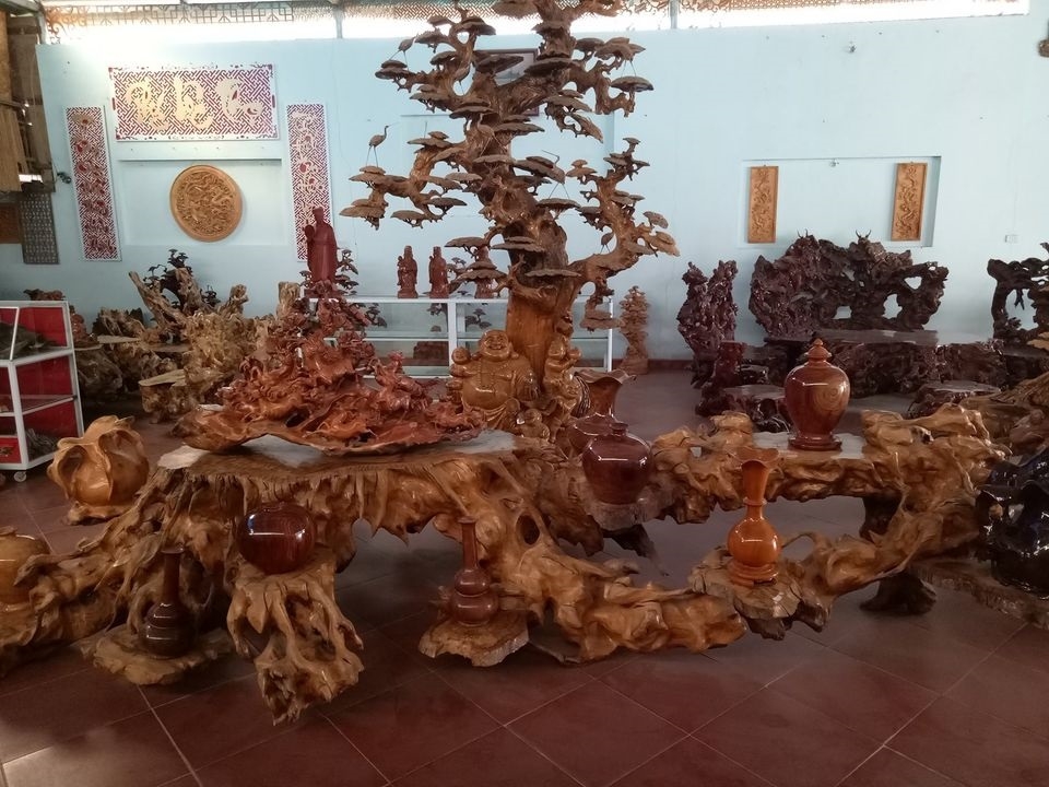 Một trong những sản phẩm thủ công mỹ nghệ của HTX Anh Minh.