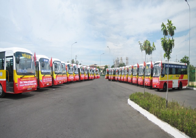 HTX Thống Nhất có nhiều xe buýt nội tỉnh và liên tỉnh nhưng phải dừng hoạt động để thực hiện giãn cách xã hội.