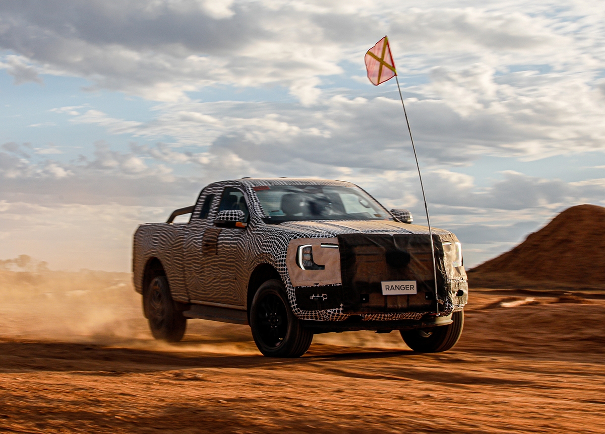 Hình ảnh đầu tiên của chiếc Ranger Thế Hệ Mới trên những cung đường tự nhiên.