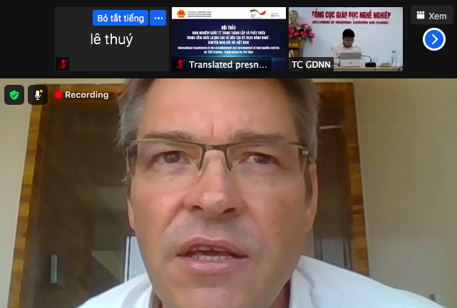 Chuyên gia quốc tế chia sẻ cho Việt Nam về kinh nghiệm phát triển mô hình GDNN hàng đầu trên thế giới.