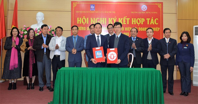 Trường Đại học Hùng Vương ký kết thỏa thuận hợp tác toàn diện với Hiệp hội Doanh nghiệp nhỏ và vừa tỉnh Phú Thọ.