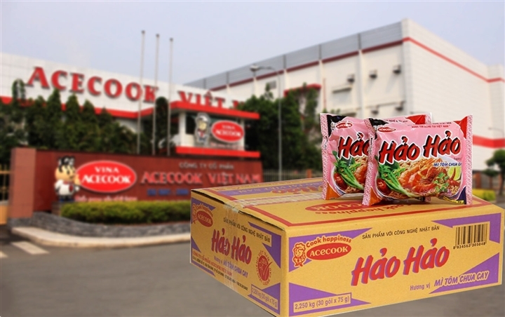 Acecook khẳng định mì ăn liền Hảo Hảo tôm chua cay nội địa không chứa chất gây ung thư EO.