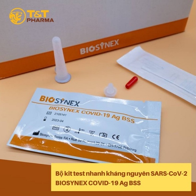 Loại kit xét nghiệm mà T&T Group và Ngân hàng SHB hỗ trợ TP Hồ Chí Minh được sản xuất tại Thuỵ Sỹ, đảm bảo chứng nhận theo tiêu chuẩn của Pháp và được Bộ Y tế cấp phép sử dụng tại Việt Nam.