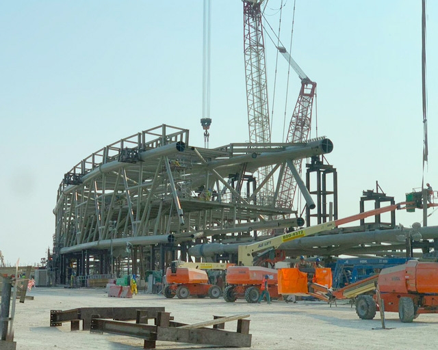 Sau khi kết thúc World Cup 2022, sân vận động có thể tháo dỡ để phục vụ cho mục đích khác. (Ảnh: ĐD)