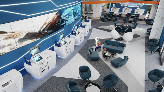 Mỗi phòng giao dịch còn có riêng một khu vực VIP để tiếp đón những khách hàng tầm cỡ với những dịch vụ tư vấn đặc quyền.