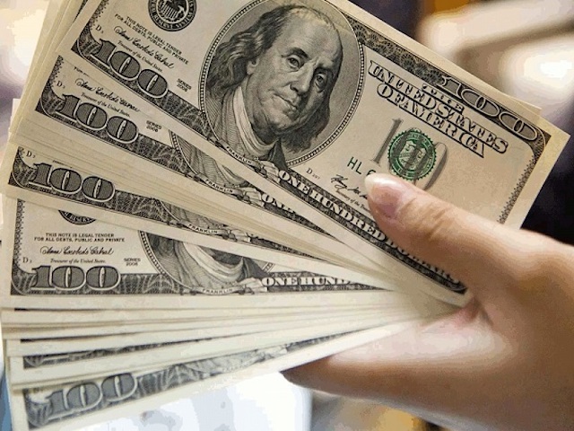 Lúc 8 giờ 30 phút sáng nay 29/9, giá USD tại Vietcombank giảm 10 đồng ở cả chiều mua vào và bán ra, niêm yết ở mức 22.630 - 22.860 VND/USD.