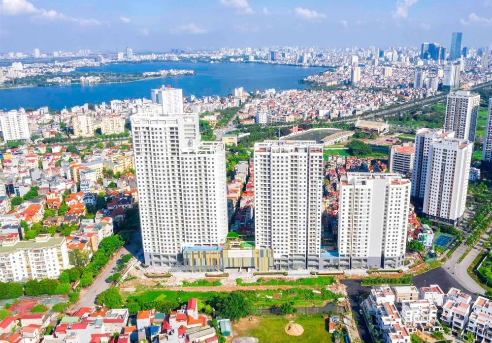 Mặc dù thực hiện giãn cách xã hội trong quý III nhưng thị trường BĐS Hà Nội vẫn tăng giá và tỷ lệ hấp thụ đạt 30% (Ảnh: TL)