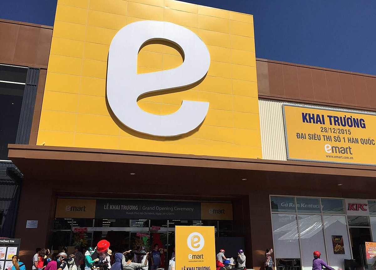 Siêu thị Emart tại 366 Phan Văn Trị, quận Gò Vấp, TPHCM.