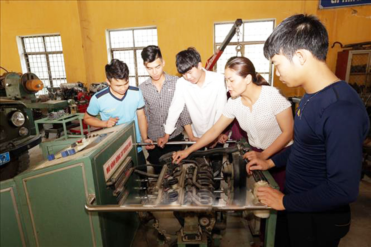 Các cơ sở giáo dục nghề nghiệp của tỉnh chủ động trong nâng cao chất lượng đào tạo.