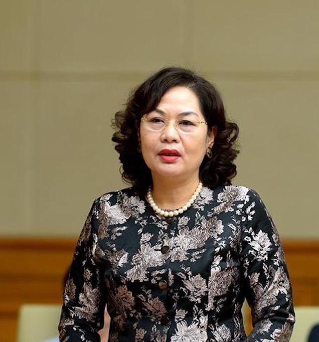Thống đốc Ngân hàng Nhà nước Nguyễn Thị Hồng.