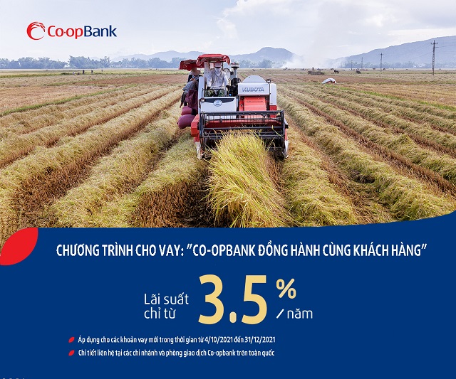 Chương trình cho vay “Co-opBank đồng hành cùng khách hàng” nhằm hỗ trợ khách hàng phục hồi hoạt động sản xuất kinh doanh và ổn định đời sống