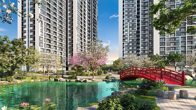 Cảnh quan, tiện ích nội khu chuẩn Nhật được thiết kế công phu, chăm sóc, bảo trì tỉ mỉ, thường xuyên là lợi thế “kép” giúp gia tăng giá trị BĐS tại phân khu The Sakura.