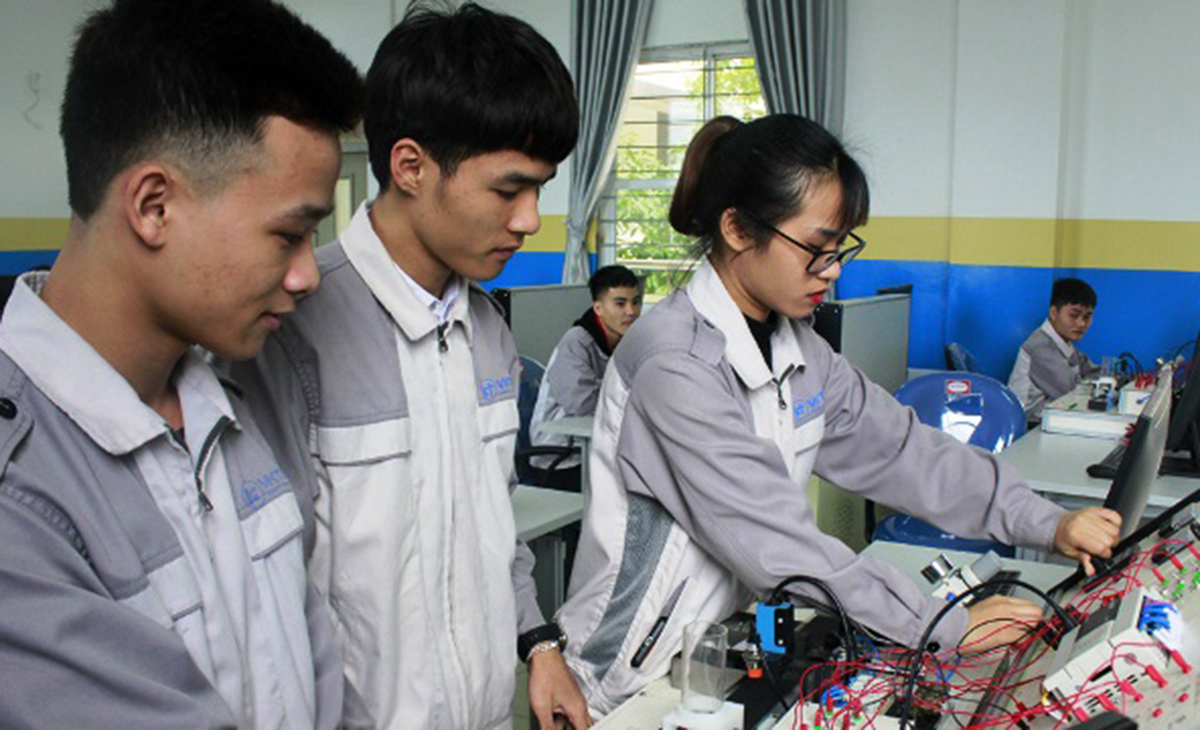 Các trường nghề ở Bắc Giang liên tục đổi mới phương thức đào tạo theo hướng nâng cao.