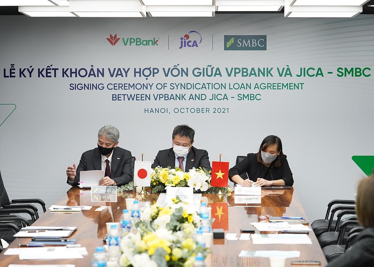 Lễ ký kết khoản vay vốn giữa VPBank và JICA - SMBC