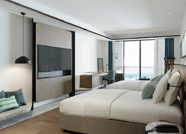 Không gian nội thất sang trọng, ấm cúng của FLC City Hotel Beach Quy Nhon.