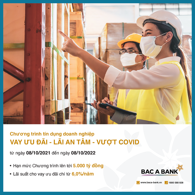BAC A BANK đồng hành cùng doanh nghiệp “vượt bão” COVID19