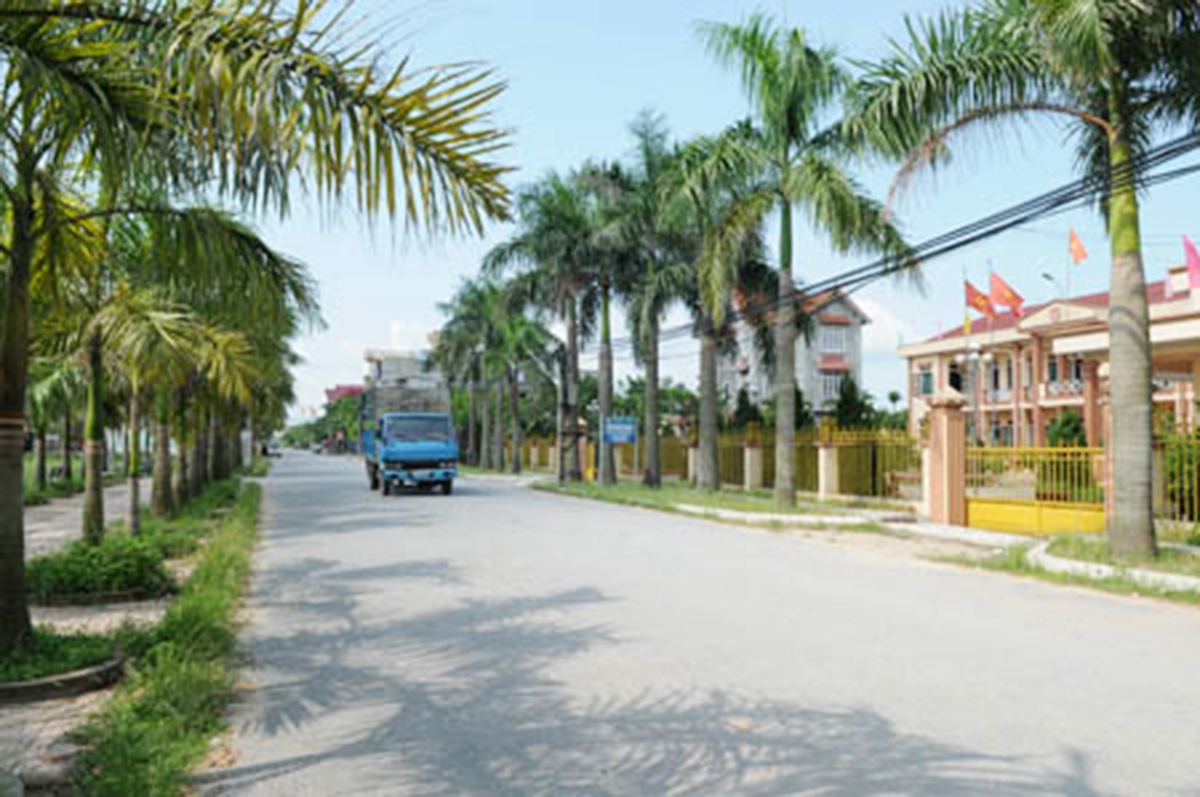 Quá trình xây dựng nông thôn mới của xã vẫn liên tục được nâng cấp, phát triển.