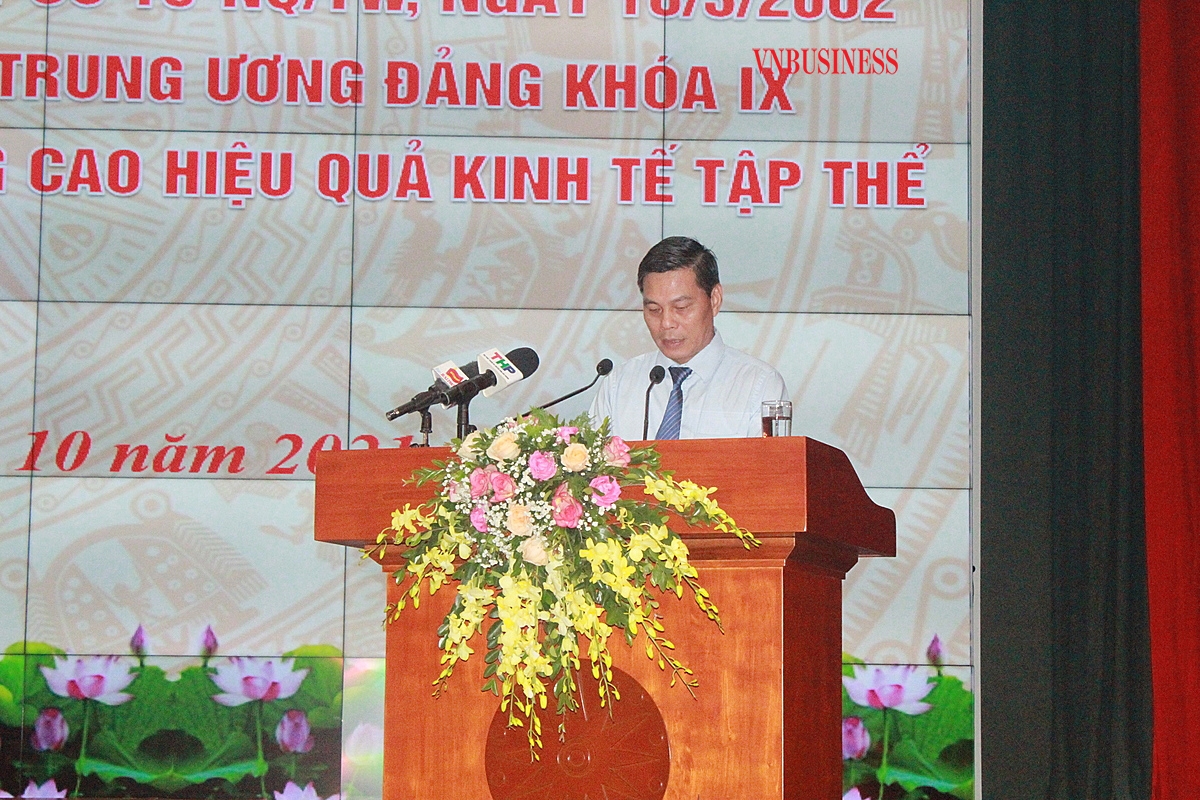 Ông Nguyễn Văn Tùng - Phó Bí thư Thành ủy Hải Phòng, Chủ tịch UBND TP phát biểu.