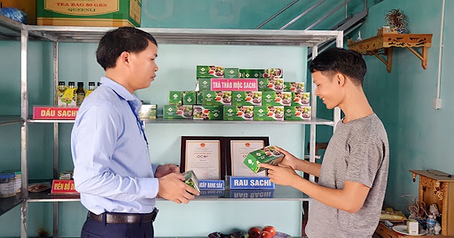 4 sản phẩm chính trà thảo mộc sachi, hạt sachi rang sấy, dầu sachi, rau sachi của HTX Quang Vân đã được công nhận OCOP 3 sao.