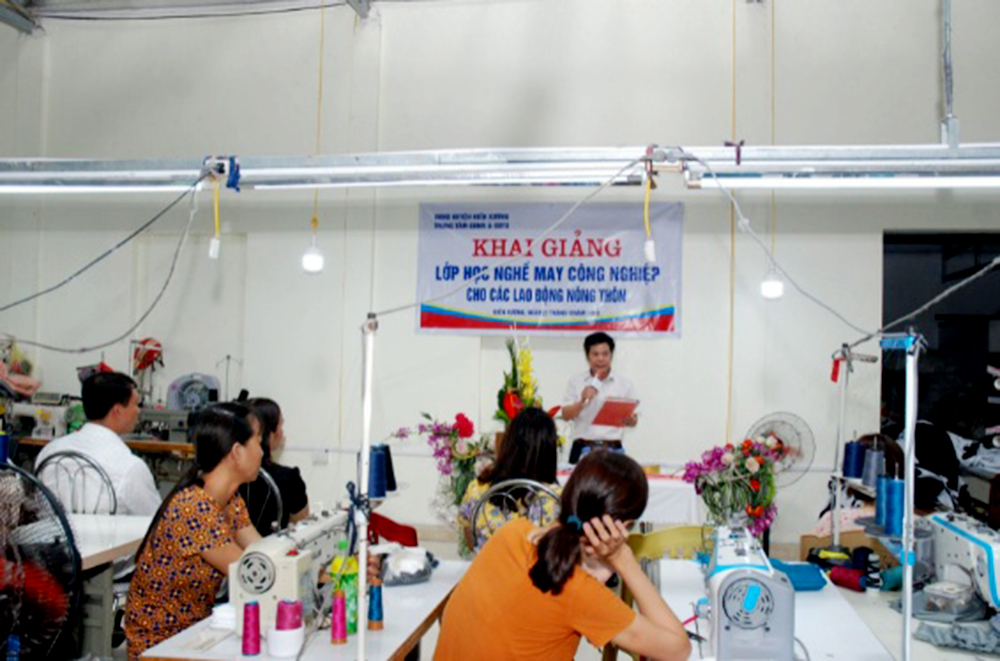 Giáo dục nghề nghiệp của tỉnh đào tạo cái thị trường cần bên cạnh cái mình có.