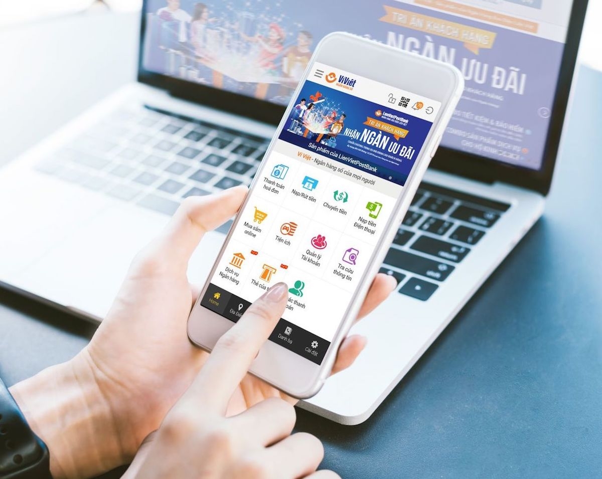 6 tháng đầu năm dịch vụ ví điện tử tăng 85,38% về số lượng, 91,57% về giá trị.