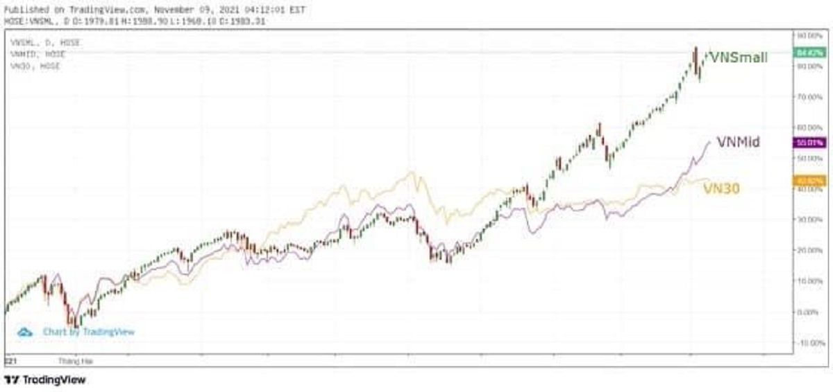 Nhóm vốn hoá lớn liên tục cho thấy sự “đuối sức”. (Ảnh: Int)
