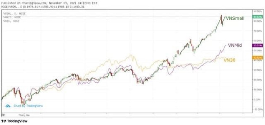 Nhóm vốn hoá lớn liên tục cho thấy sự “đuối sức”. (Ảnh: Int)