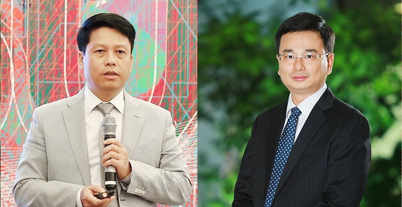 Ông Phạm Tiến Dũng và ông Phạm Thanh Hà.