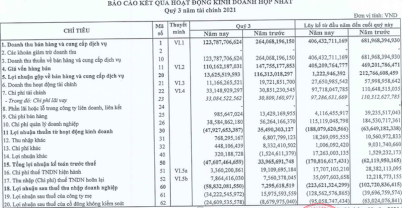 9 tháng đầu năm CEO Group doanh thu giảm 40,5% so với cùng kỳ.